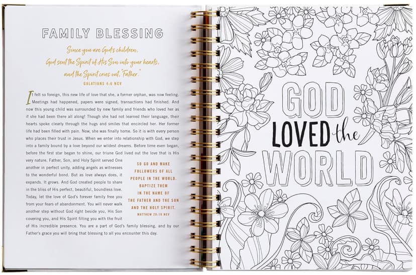 Set Your Mind on Things Above: Devotional Coloring Book