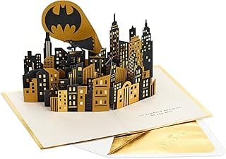 Hallmark Batman Pop Up Birthday Card for Him (Epic Day) Signature Paper Wonder 3D Card