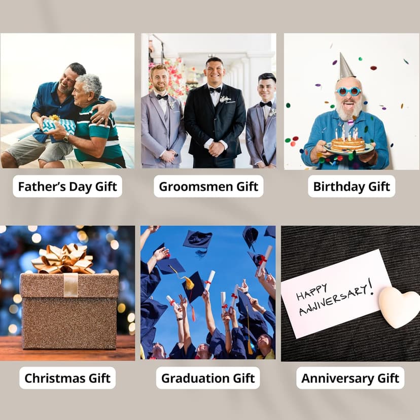 Personalized Leather Toiletry Bag for Men - Handmade Custom Engraved Dopp Kit, Perfect Gift for Dad, Husband, Birthdays & Anniversaries, Groomsmen Gifts, Travel Size Bag, Gifts for Him