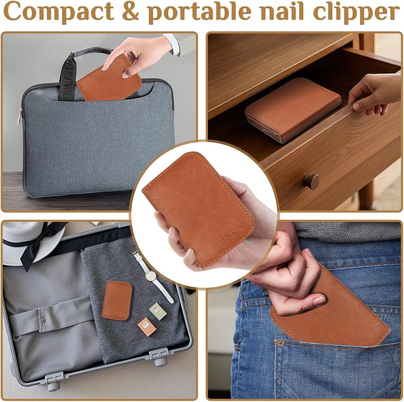 Manicure Set Professional Nail Clipper Kit-26 Pieces Stainless Steel Manicure Kit,nail Care Tools with Luxurious Travel Case