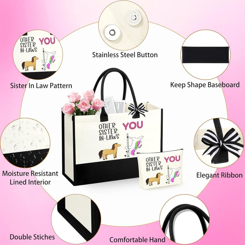 Sister In Law Birthday Christmas Gifts Funny Gifts for Sister In Law Birthday Christmas Wedding Gift For Sisters White Elephant Gift for Women Stocking Stuffers for Woman