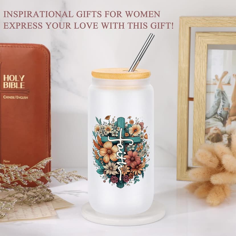 Christian Religious Gifts for Women Faith, Christmas Easter Valentines Mothers Day Unique Gifts for Christian Women Mom Daughter Sister Aunt Teacher Best Friend Grandma