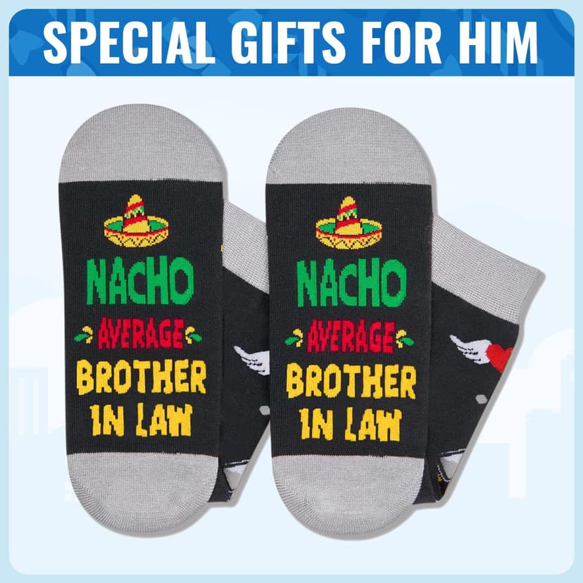 HAPPYPOP Novelty Family Gifts - Gifts for Son Uncle Brother Papa Grandson Nephew, Funny Socks for Him