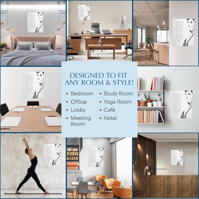 The Beauty of a Woman Wall Art Print – Famous Inspirational Quote Poster – Elegant Feminine Home Décor for Bedroom, Office, or Living Room – Meaningful Gift for Women, Mom, or Friend.11x14 Unframed