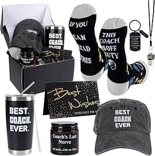 LiYiQ Coaches Gifts, Best Coach Ever, Christmas Gifts, Thank You Gift for Coach, Gift for Baseball Softball Soccer Basketball Coaches