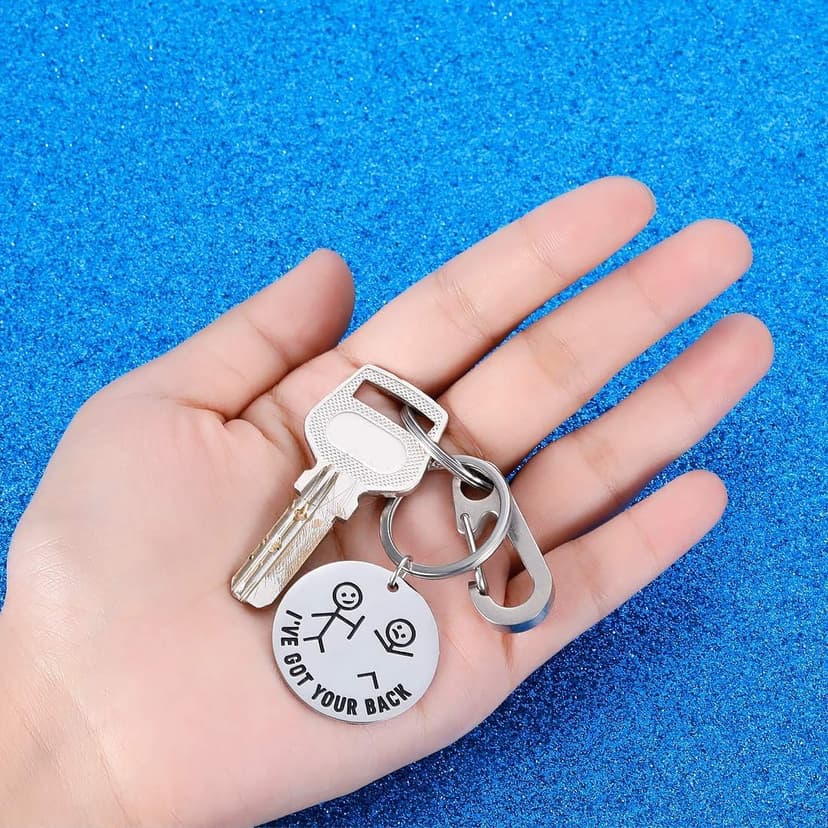Octamber Funny Gifts Best Friend Keychain for Friends BFF Besties I Got Your Back Keychain