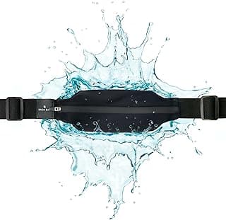 Back Bay Slim Running Belt for Women & Men [Fits ALL Phones], Runners Fanny Pack for Men, Money Belt, Running Gear Gift, Waist Bag Workout Gear, iPhone Runner's Phone Holder Waist Pack