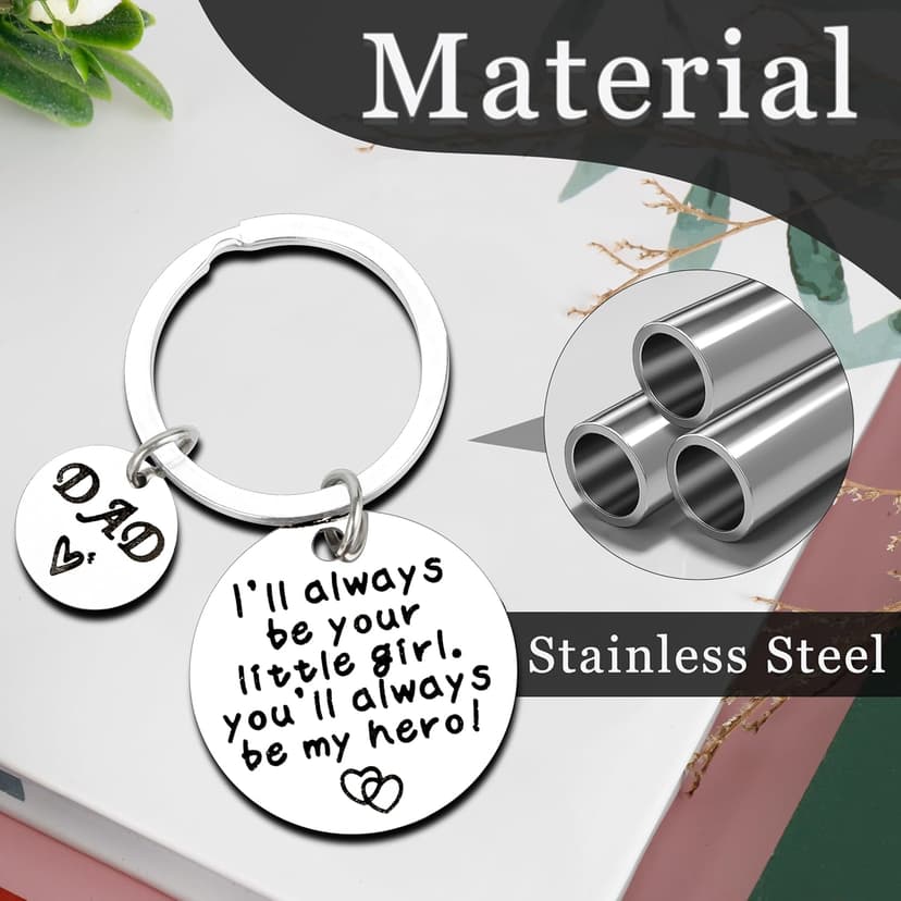 Gifts for Dad - Dad Christmas Gifts Dad Keychain Gifts Stocking Stuffers Christmas Presents Fathers Day Birthday Gift for Dad