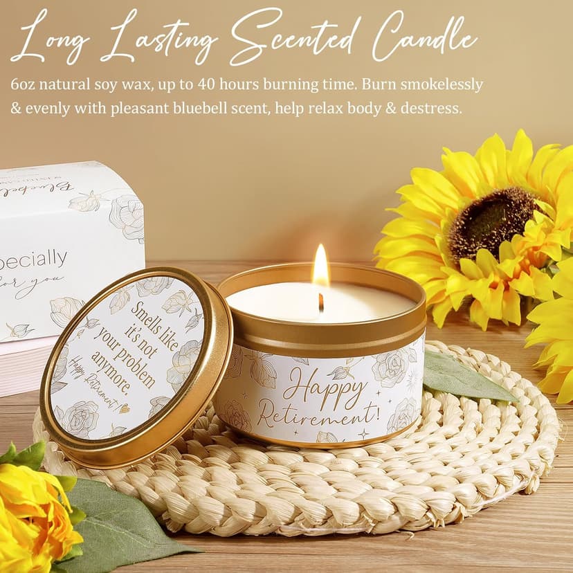 Happy Retirement Gift for Woman 2025, Funny Retirement Gifts for Women Coworkers, Cool Retired Gifts for Retirees Women Teacher Nurse Boss Friend Mom Grandma, Farewell Leaving Gift w/ Canvas Tote Bag