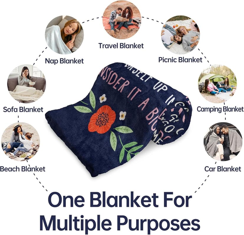 Friendship Gifts for Women, Best Friend Birthday Graduation Gifts for Women, Best Friend Blanket Gift, to My Bestie Throw Blanket for Christmas Mothers Day 60" x 50"