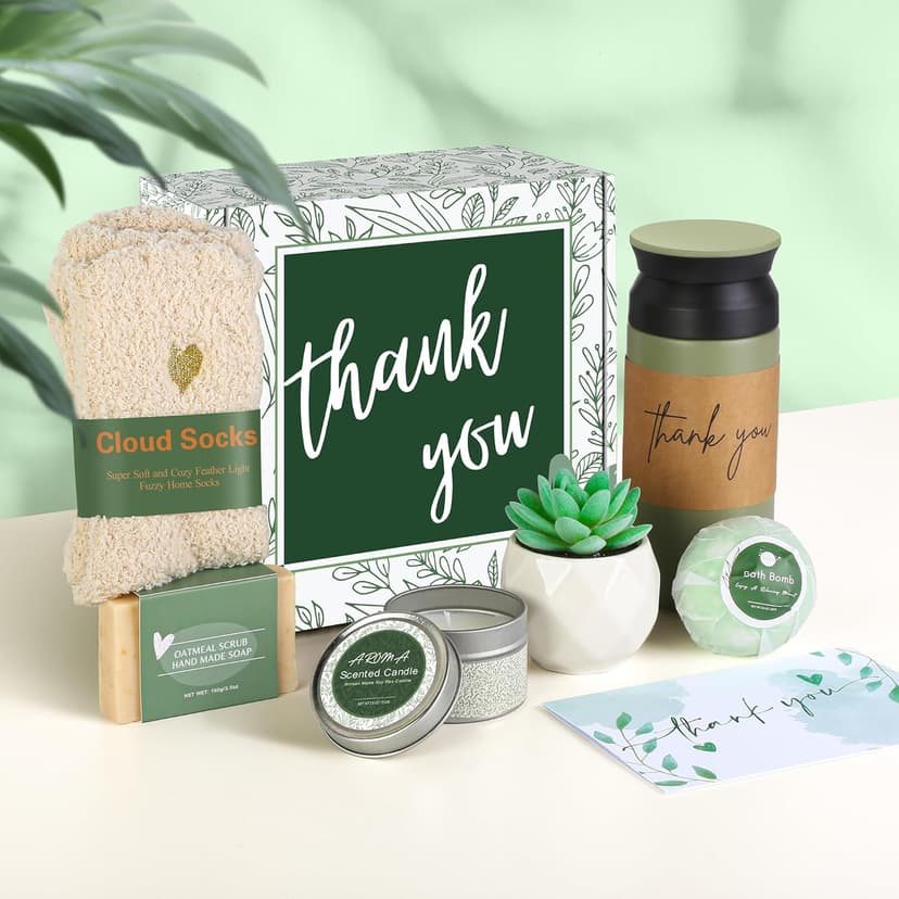 Thank You Gift Box for Women, Relaxing Spa Gifts and Self-Care Package for Mom, Grandma, Friends, Sister, Wife, Coworker, Teacher, Boss, Perfect for Birthdays, Appreciation, Retirement, or Farewell