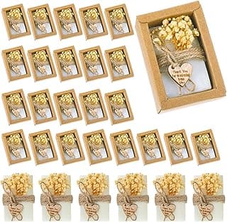 Demissle 30 Pcs Mini Scented Soap Wedding Party Favors Gifts Baby Shower Bridal Shower Handmade Natural Soap Favors for Guests in Bulk for Wedding Souvenirs Engagement Party(White)