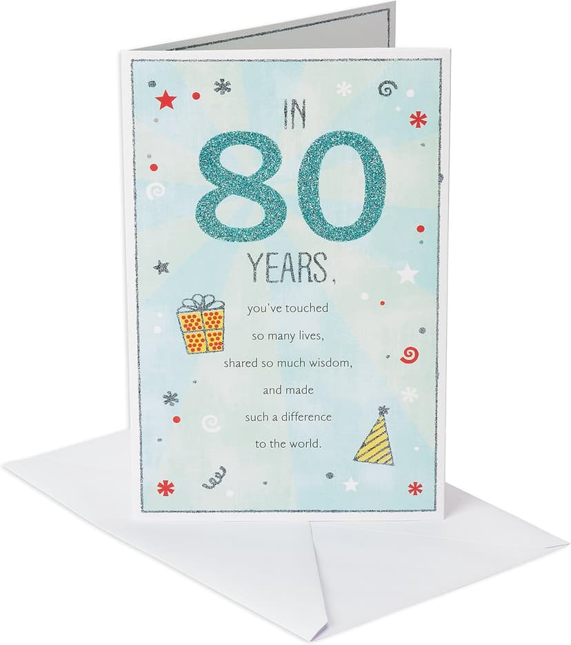 American Greetings 80th Birthday Card (In 80 Years)