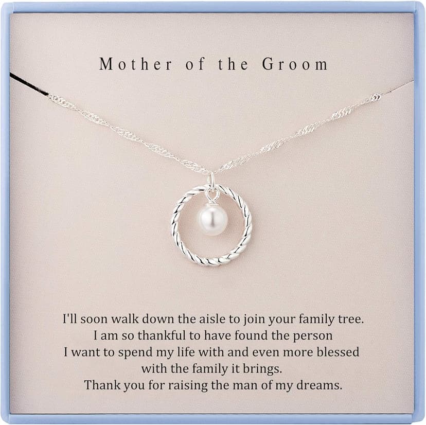 Burning Love Mother of the Groom Necklace from Bride Sterling Silver Necklace for Mother of the Groom Gifts from Bride Mothers Day Gifts for Mom Birthday Gifts Wedding Gift