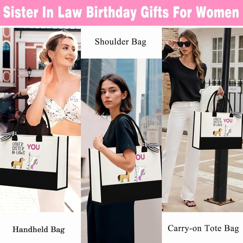 Sister In Law Birthday Christmas Gifts Funny Gifts for Sister In Law Birthday Christmas Wedding Gift For Sisters White Elephant Gift for Women Stocking Stuffers for Woman