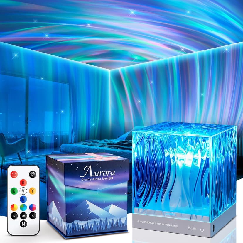 Christmas Gifts for Teens Northern Lights Projector,18 Color Gifts for Teen Boys Gifts for Teenage Girls,Remote Galaxy Projector for Bedroom Night Light for Kids Galaxy Light,Cute Room Decor Aesthetic