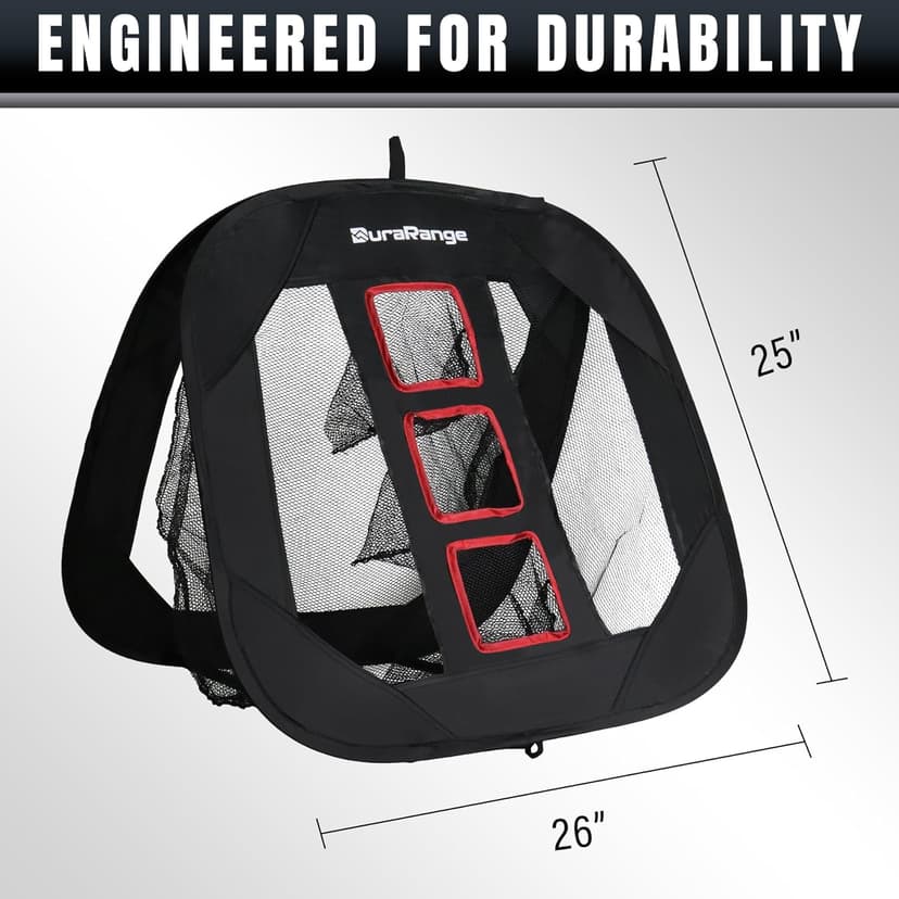 Pop-Up Golf Chipping Net - Ultimate Target Training Chip Aids for Precision & Distance, Outdoor | Indoor Practice, Golfer Gift