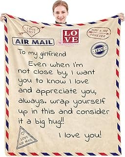 Gifts for Girlfriend Blanket Birthday Gifts for Girlfriend from Boyfriend Christmas Blanket Throw Blanket 60x50