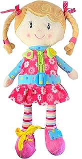 Snuggle Stuffs Sugar Snap Plush Learn to Dress Doll for Toddlers - 15" - Gifts for 2 Year Old Girls