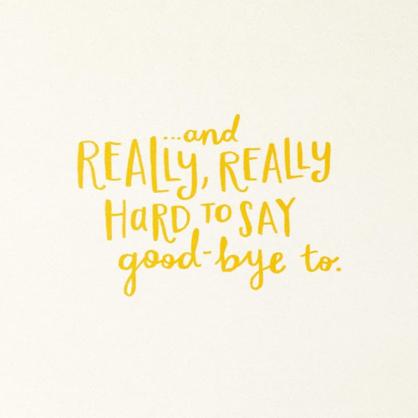 Hallmark Coworker Goodbye Card (Easy To Like)