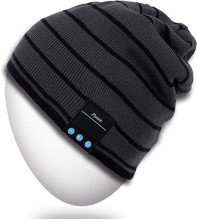 Rotibox Bluetooth Beanie Hat Wireless Headphone for Outdoor Sports Xmas Gifts