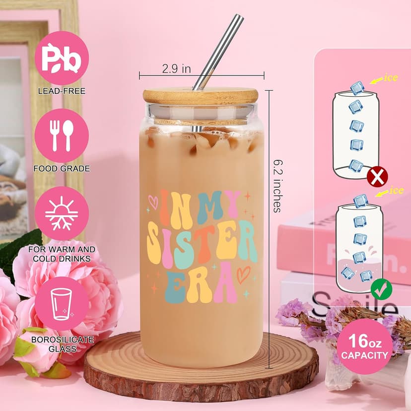 Sister Birthday Gifts, Christmas Mothers Day Birthday Gifts for Sister Set of 7