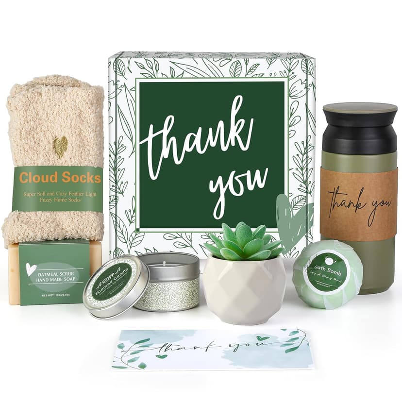 Thank You Gift Box for Women, Relaxing Spa Gifts and Self-Care Package for Mom, Grandma, Friends, Sister, Wife, Coworker, Teacher, Boss, Perfect for Birthdays, Appreciation, Retirement, or Farewell