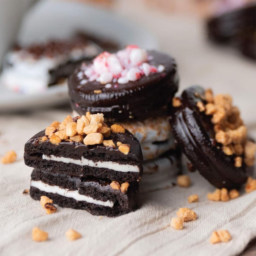 Barnett’s Chocolate Cookies Favors Easter Gift Box Sampler, Gourmet Christmas Holiday Corporate Food Gifts, Mothers & Fathers Day, Birthday or Get Well Care Package Idea, 6 Unique Flavors