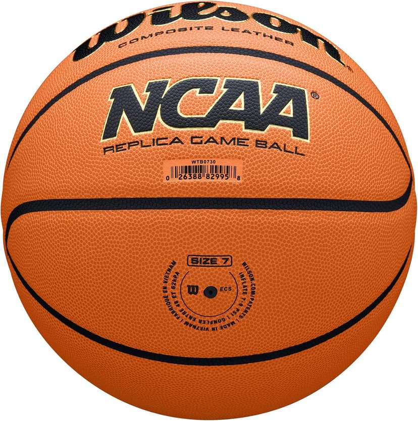 WILSON NCAA Replica Basketball - Size 7-29.5"
