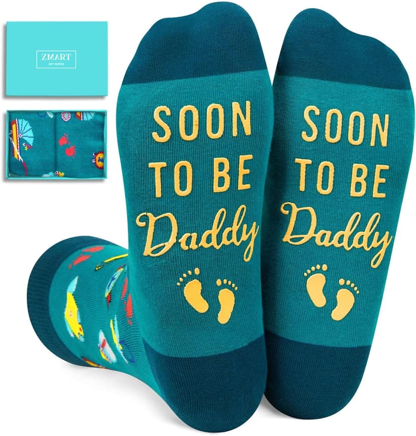 Zmart Gift Idea For Him - Funny Gifts For New Dad Brother Father In Law, In Law Socks