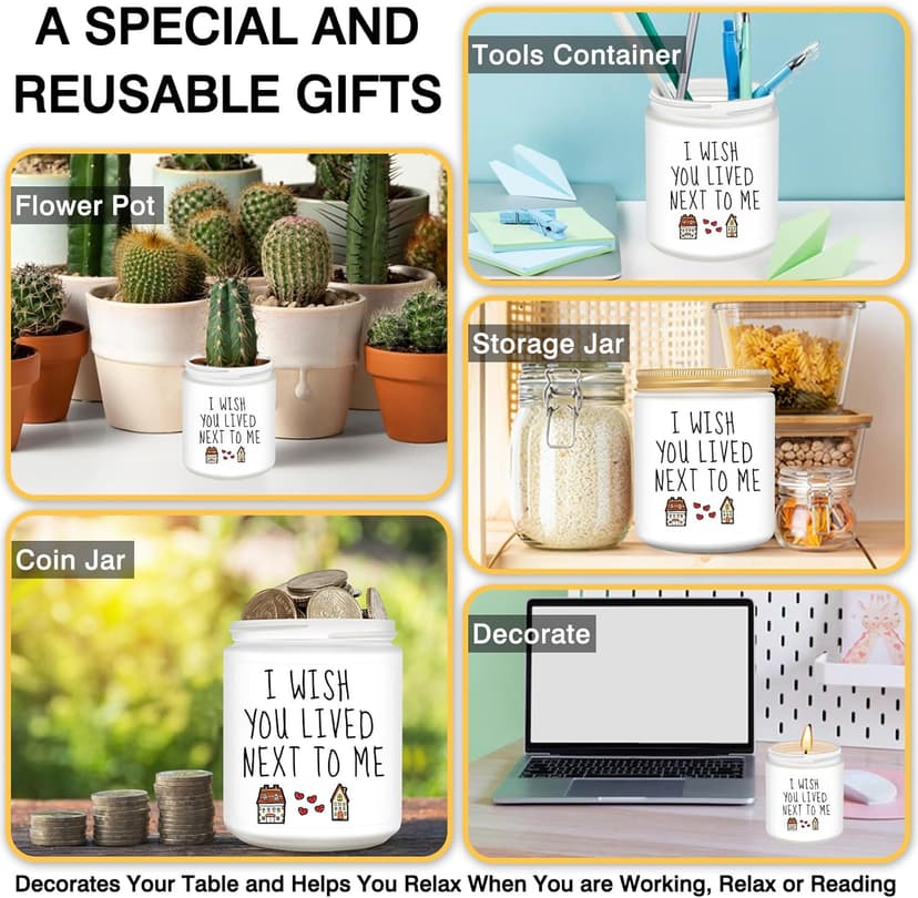 Homsolver Gifts for Women, Birthday Gifts for Women, Unique Friendship Gift for Best Friend Birthday, Her, BFF, Sisters, Besties, Mom - Funny Lavender Scented Candles