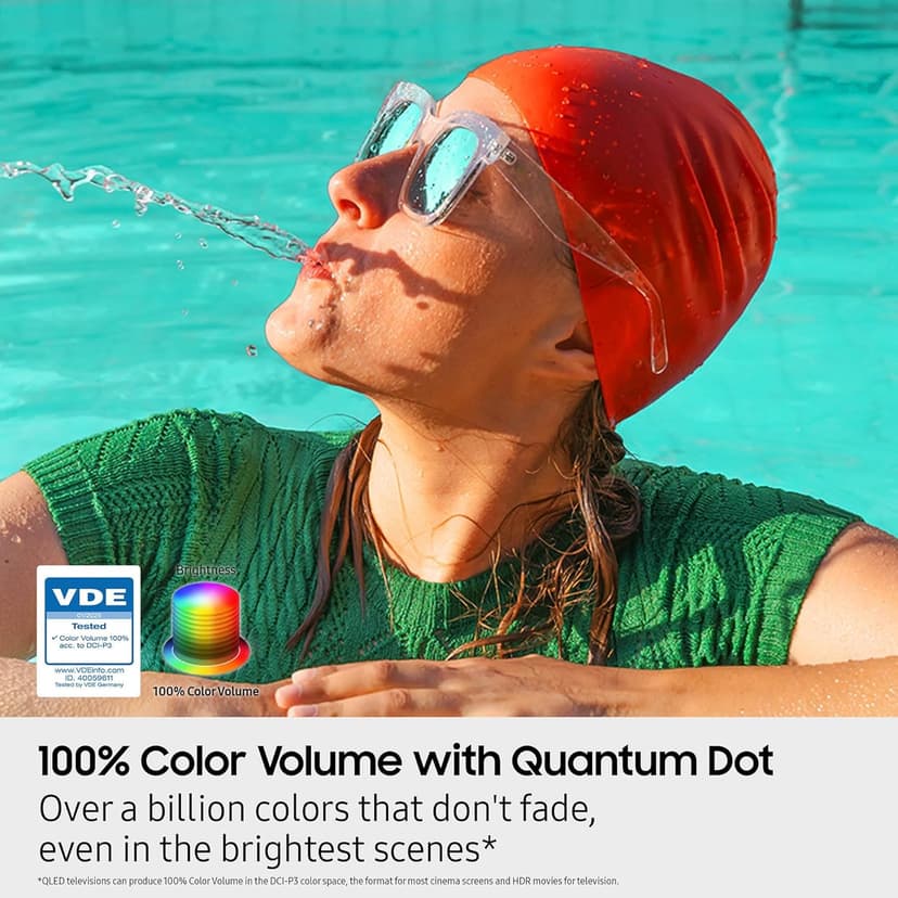 Samsung 65-Inch Class QLED Q7F Series Samsung Vision AI Smart TV (2025 Model, 65Q7F) Quantum HDR, Object Tracking Sound Lite, Q4 AI Gen1 Processor, 4K upscaling, Gaming Hub, Alexa Built-in