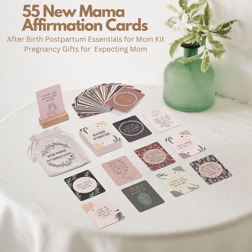 New Mom Care Package After Baby, 7pcs New Mom Gifts Set After Birth, Postpartum Gifts for Mom, After Birth Postpartum Essentials for Mom Kit, Pregnancy Gifts for First-Time Moms, Expecting Mom