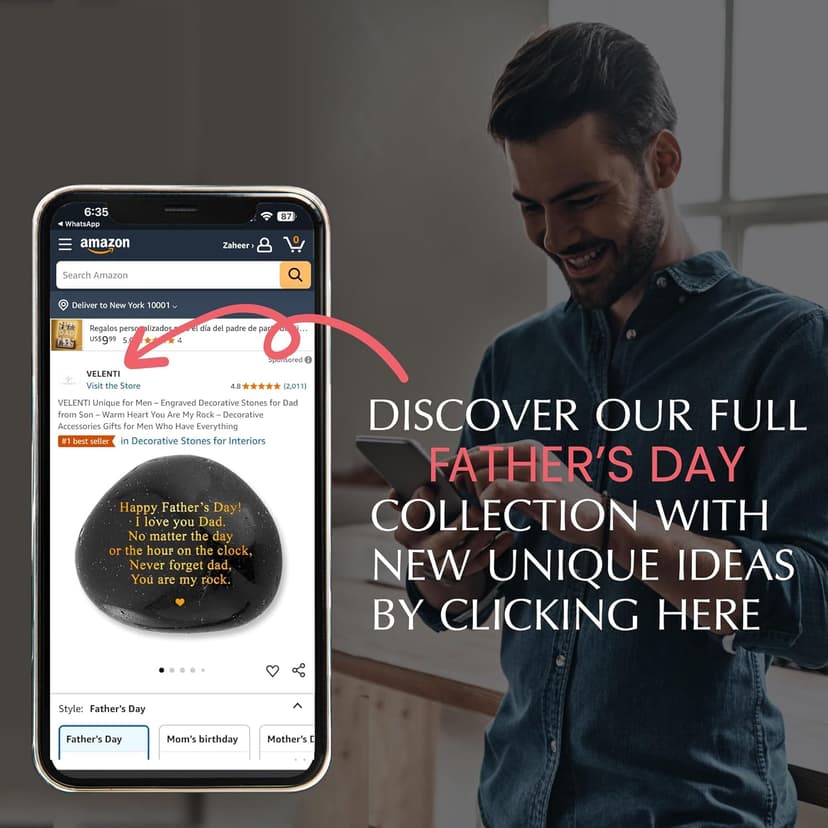 Fathers Day Dad Birthday Gift - Engraved Acrylic Block Puzzle Gifts for Dad 3.35 x 2.76 inch - Cool Father's Day Presents from Daughter, Son, Mom - Heartwarming Men Birthday Gift, Ideas