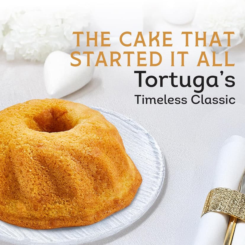 TORTUGA Provenance Rum Cake Variety Pack – 4 oz. - 6 Pack - The Perfect Premium Gourmet Gift for Stocking Stuffers, Gift Baskets, and Christmas Gifts - Great Mini Cakes for Delivery