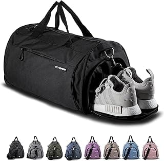 Fitgriff® Gym Bag for Men & Women with Shoe & Wet Compartment - Duffle Bag for Travel, Sports, Fitness & Workout