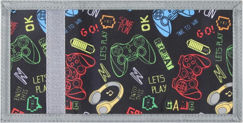 RFID Kids Wallet for Boys, Gamer Boys Wallet for Kids w/Coin Pocket, Video Game Toddler Wallet for Boys, Children Child Wallet Ages 4-5-6-7-8-9-10-11-12 for Christmas/Birthday Gifts, Joystick