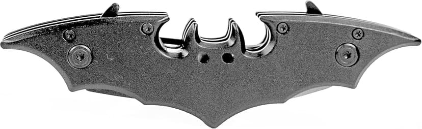 Kii Dark Twin Blade Knife - Double Edge Folding Pocket with clip, 11" Stainless Steel Two Sharp Cut (Black)