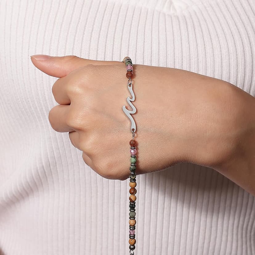 TONY & SANDY Friend Gifts for Women, Sister Gift, Friendship Bracelets, Wave Bracelet, Best Friend Birthday Gifts for Women, Bestie Bracelets, Christmas Stocking Stuffers for Woman