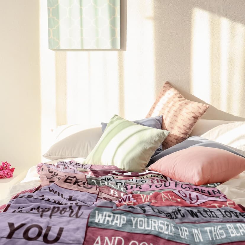 XALAZY Sister Gifts Blanket 50" X 60", Sister Birthday Gifts for Women, Big Sister Gifts for Girls, Sisters Gifts from Sis, Sis Christmas Prensent Throw