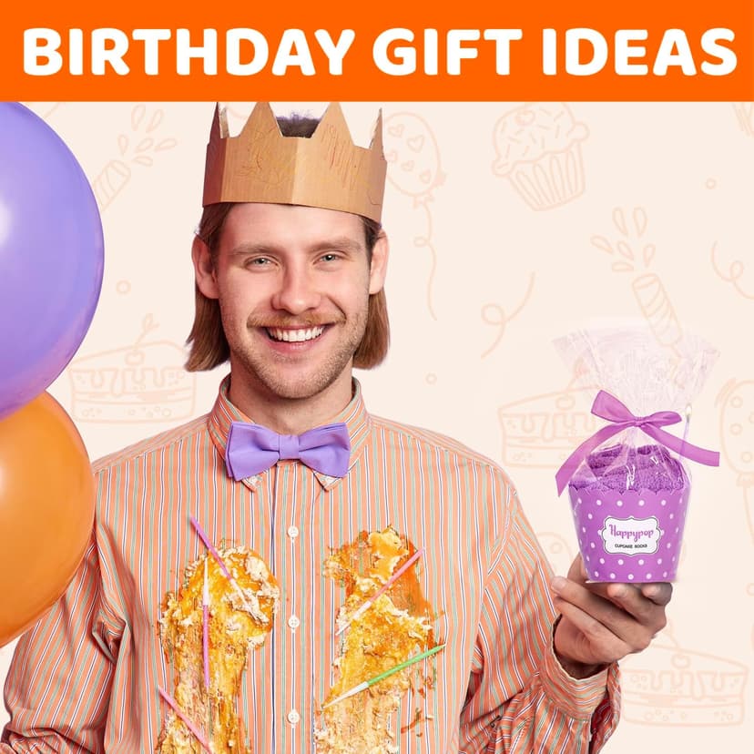 HAPPYPOP 50th Birthday Gifts Ideas - Socks for Turning 50 Year Old Friends Him Her Women Man