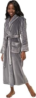 Turquaz Plush Robes For Women, Soft Warm Fleece Bathrobe for Women