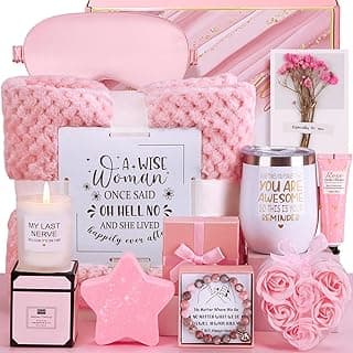 Best Friend Birthday Gifts for Women Self Care Package, Funny Friendship Gifts for Friends Female Bestie BFF Sisters, Christmas Gift for Bestfriend Mom Her Wife Girlfriend, Unique Spa Gift Baskets