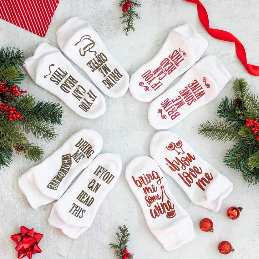 Haute Soiree Women's Novelty Socks - “If You Can Read This, Bring Me Some” - One Size Fits All