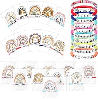 Motivational Mental Health Gifts Friendship Inspirational Bracelets Bulk Our Class Is a Family Bracelets for Student Employee