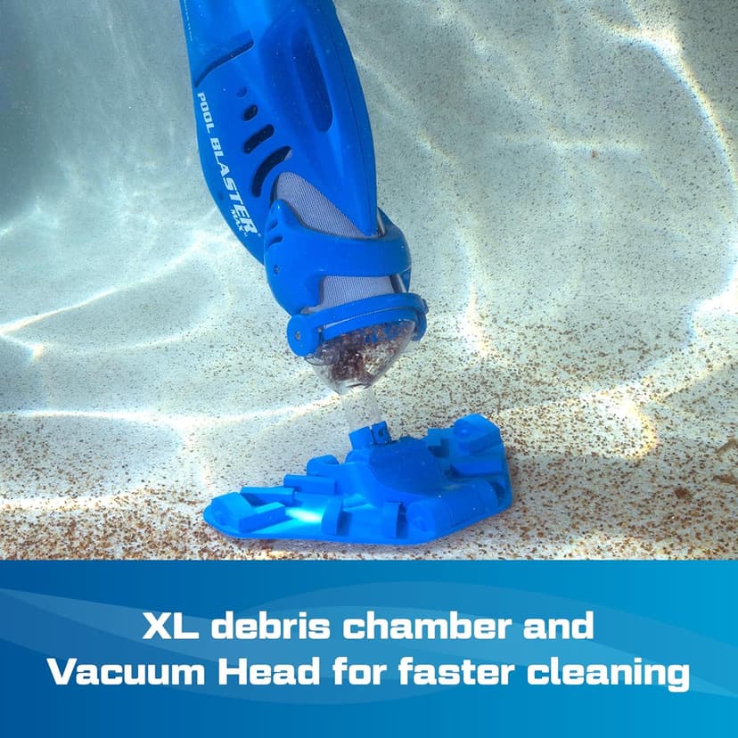 POOL BLASTER Max CG Cordless Pool Vacuum for Commercial Grade Cleaning & Heavy Duty Power, Handheld Rechargeable Swimming Pool Cleaner for Inground & Above Ground Pool, Hoseless Design by Water Tech
