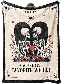 Gifts for Him Her, Wedding Anniversary Blanket for Women Men, Birthday Gifts for Boyfriend Girlfriend, I Love You Gift, Engagement, Wedding Gift for Wife, Husband, Couple, 60"X50"