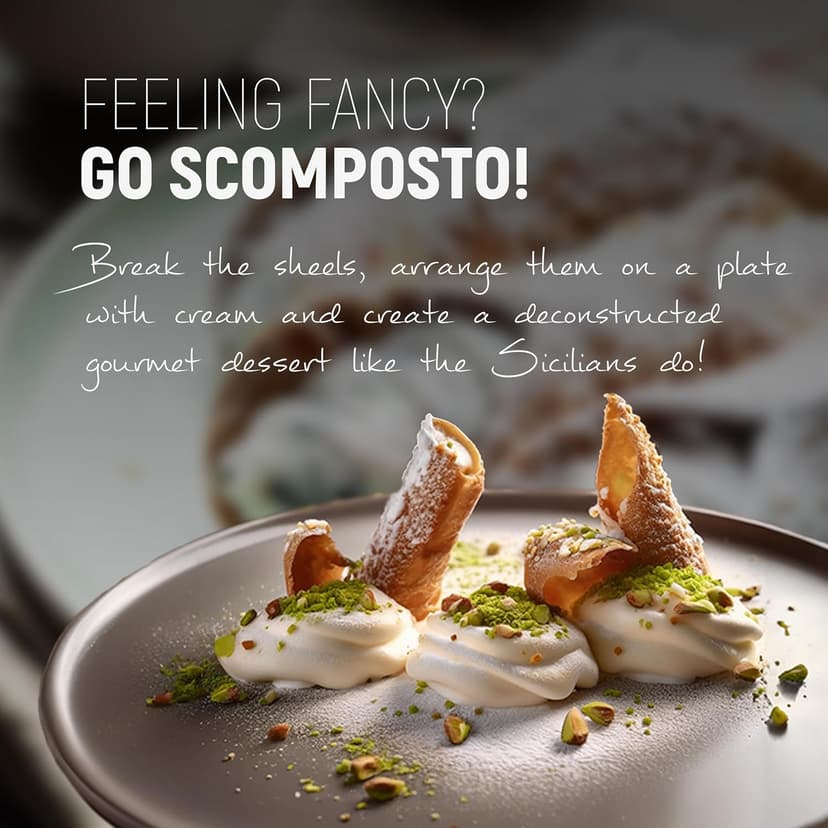 Cannoli, Gourmet Cookies. Biscotti DIY - Cannoli Experience, GIFT basket, Biscotti Italian Cookies, European Cookie, Prime Gifts for Christmas, for Friend, Women, Men or Grandma. CRAFT Your Sicilian Cannoli at Home!