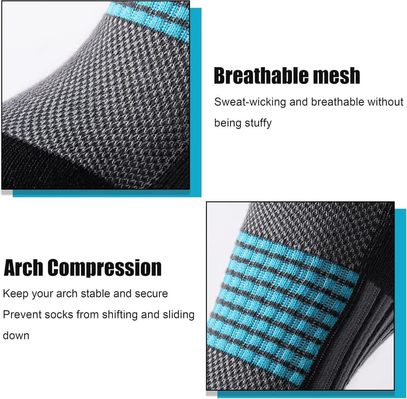 Jeasona Athletic Socks Men Running Cycling Gifts for Runners Riders Sports Gear Accessories