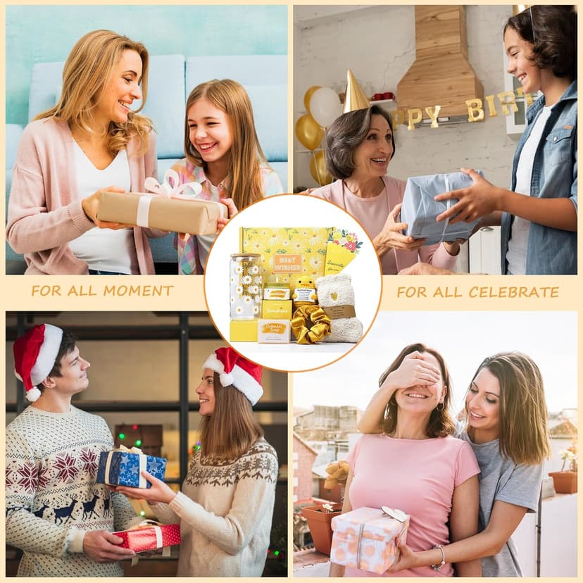 Gift Baskets for Women, Unique Birthday Gifts for Women, Best Friend Birthday Gift, Inspirational Gift Set Box, Christmas Gifts for Woman Her Teen Girl Sister Friendship- Brighten up Her Day!